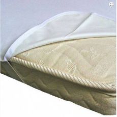 Pogumovaný matracový chránič – vrchná vrstva polyester-frotte, spodná vrstva polyuretán, rôzne veľkosti