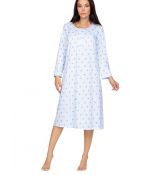 Regina 080 dámska nočná košeľa bavlna dlhý rukáv