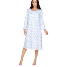 Regina 080 dámska nočná košeľa bavlna dlhý rukáv