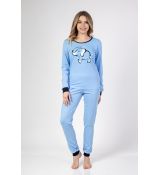 Regina 682 dámske pyžamo manžetové 100 % bavlna