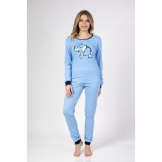 Regina 682 dámske pyžamo manžetové 100 % bavlna